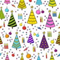 Christmas Seamless Pattern Background Ã¢â¬â Illustration Royalty Free Stock Photo